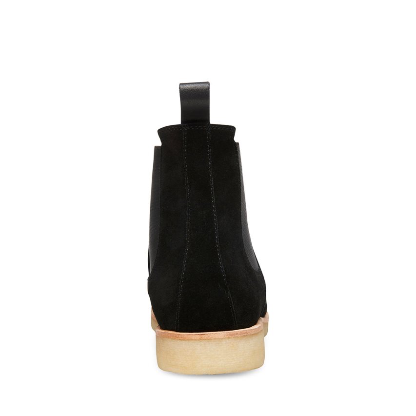 Black Steve Madden Wilshire Suede Men's Chelsea Boots | PH 9432GOV